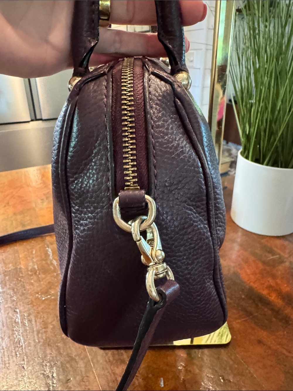 Kate Spade New York Charles Street "Mini Brantley" Leather Satchel - Picture 5 of 15